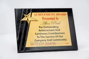 Start Wooden Awards/Sublimation