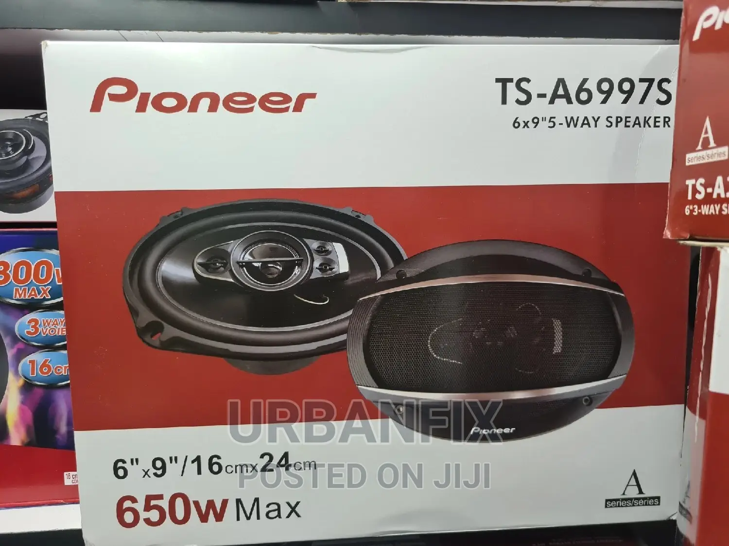 Pioneer 650 Watts Oval Midrange Speakers - A Pair