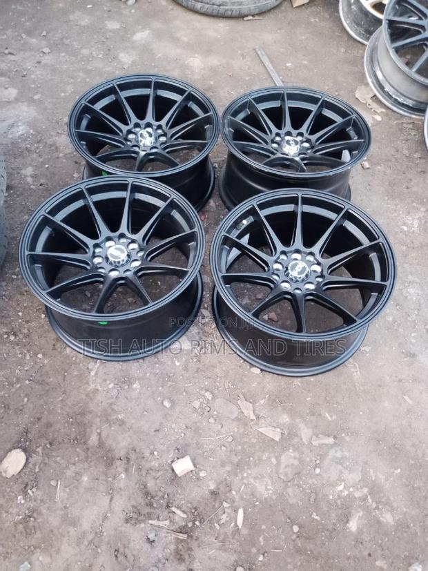 Black Offset Rims 16 Inch Set - main view
