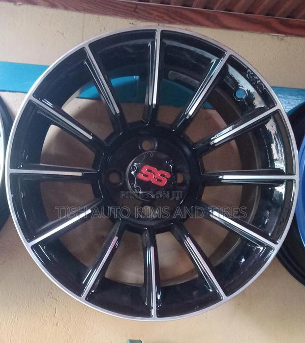 Black And Silver Size 14 Offset Rims