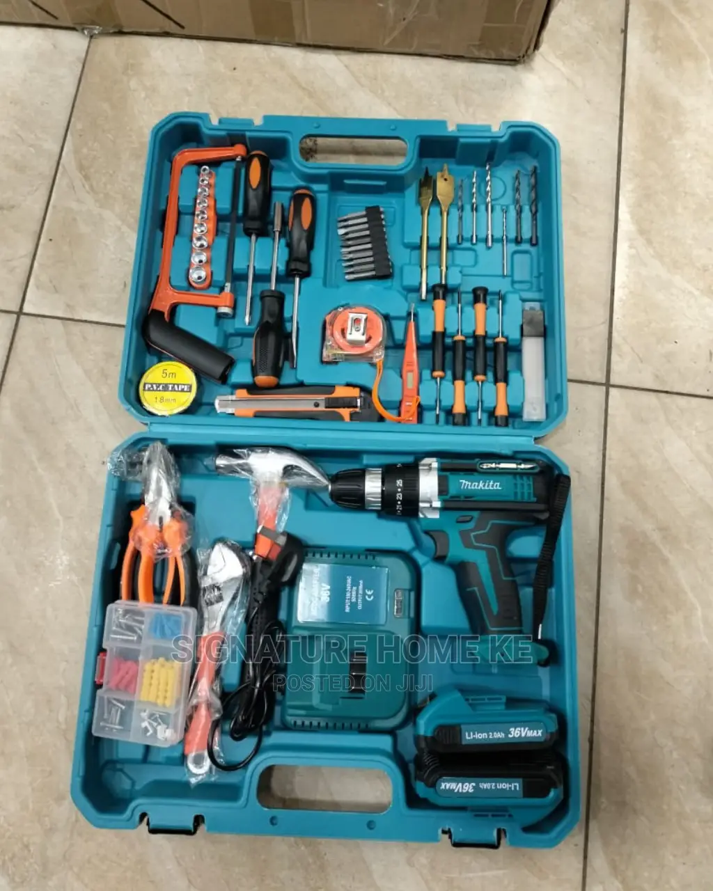 Makita Cordless Drill With a Set of Tools