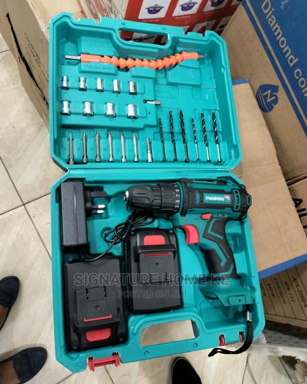Meakida Cordless Drill With 2 Batteries