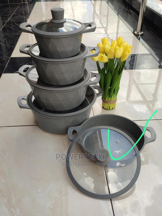 10pc Silicone Bosch Granite Cook Ware Set Original