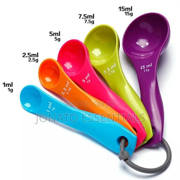 5 Pc Measuring Spoons Cup Set - thumbnail 4