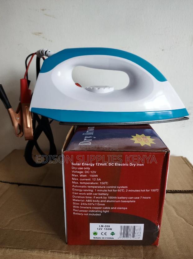 Solar Pasi Power Dry Iron Box 150w 12v Dc Solar Ironing Box - thumbnail 3
