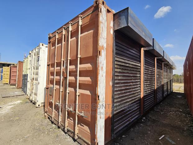 40ft High Cube Container Cut Into 6shops - thumbnail 5