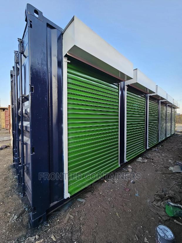 40ft High Cube Container Cut Into 6shops - main view