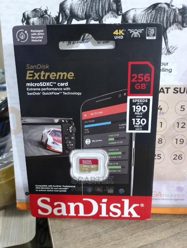 Sandisk Extreme Microsdxc Card 256GB - thumbnail 2