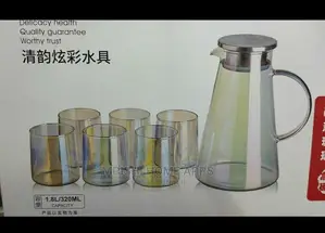 Borosilicate Tumbler and Pitcher Set