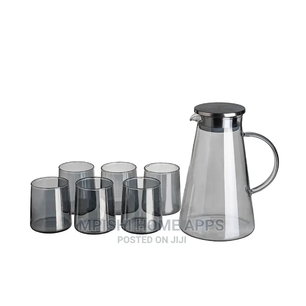 Borosilicate Tumbler and Pitcher Set
