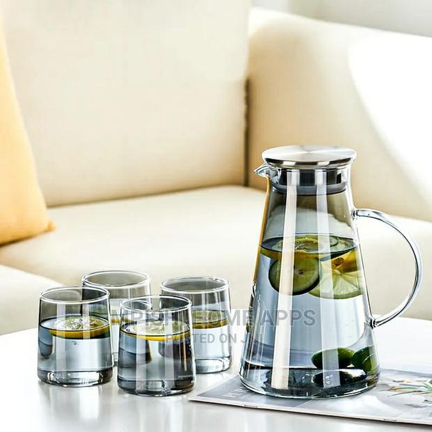 Borosilicate Tumbler and Pitcher Set