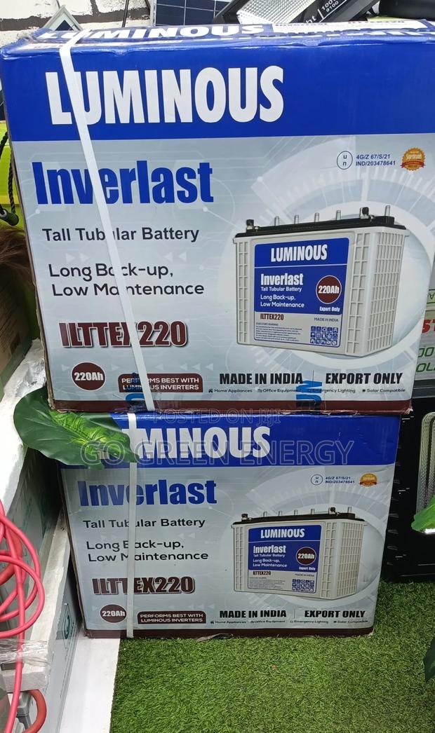 Luminous Tubular Battery 220ah - main view