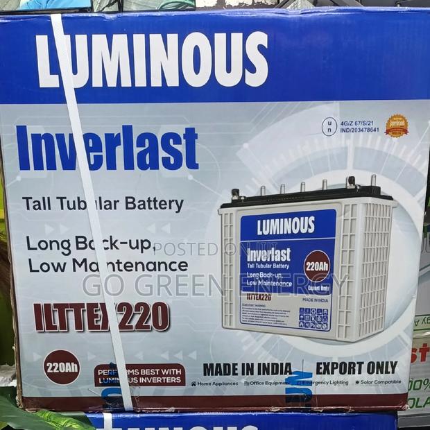 Luminous Tubular Battery 220ah - thumbnail 2