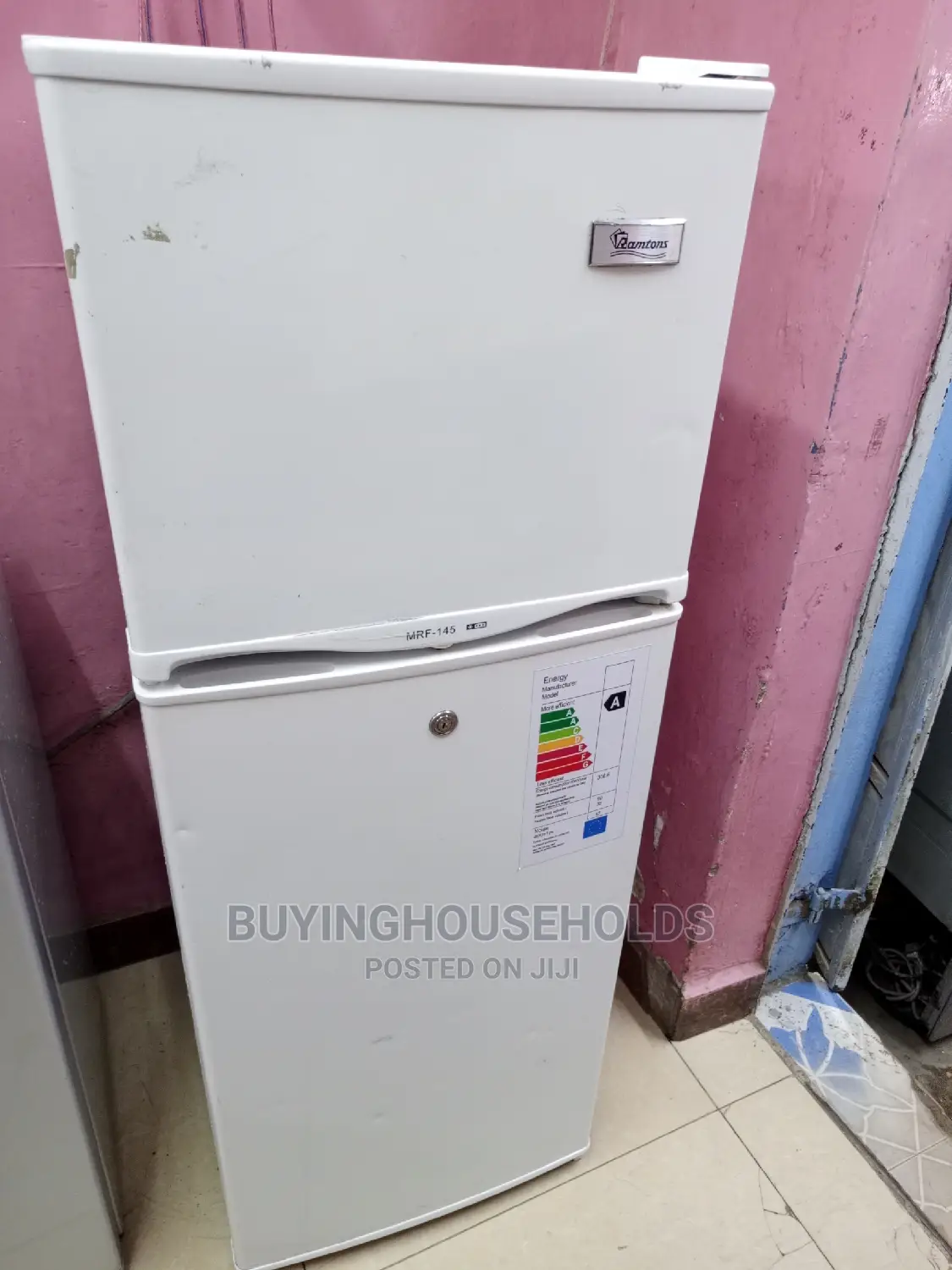 Ramtons 128L Two Door Fridge