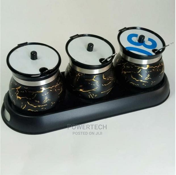 3pcs Ceramic Sugar Dish;; - main view