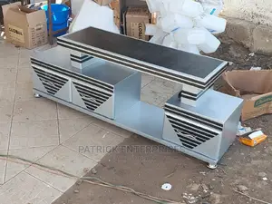 Wooden Morden TV Stands With LED Lights