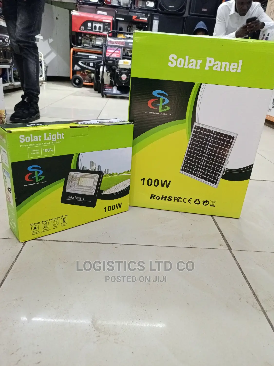 100watts Street Solar Lights