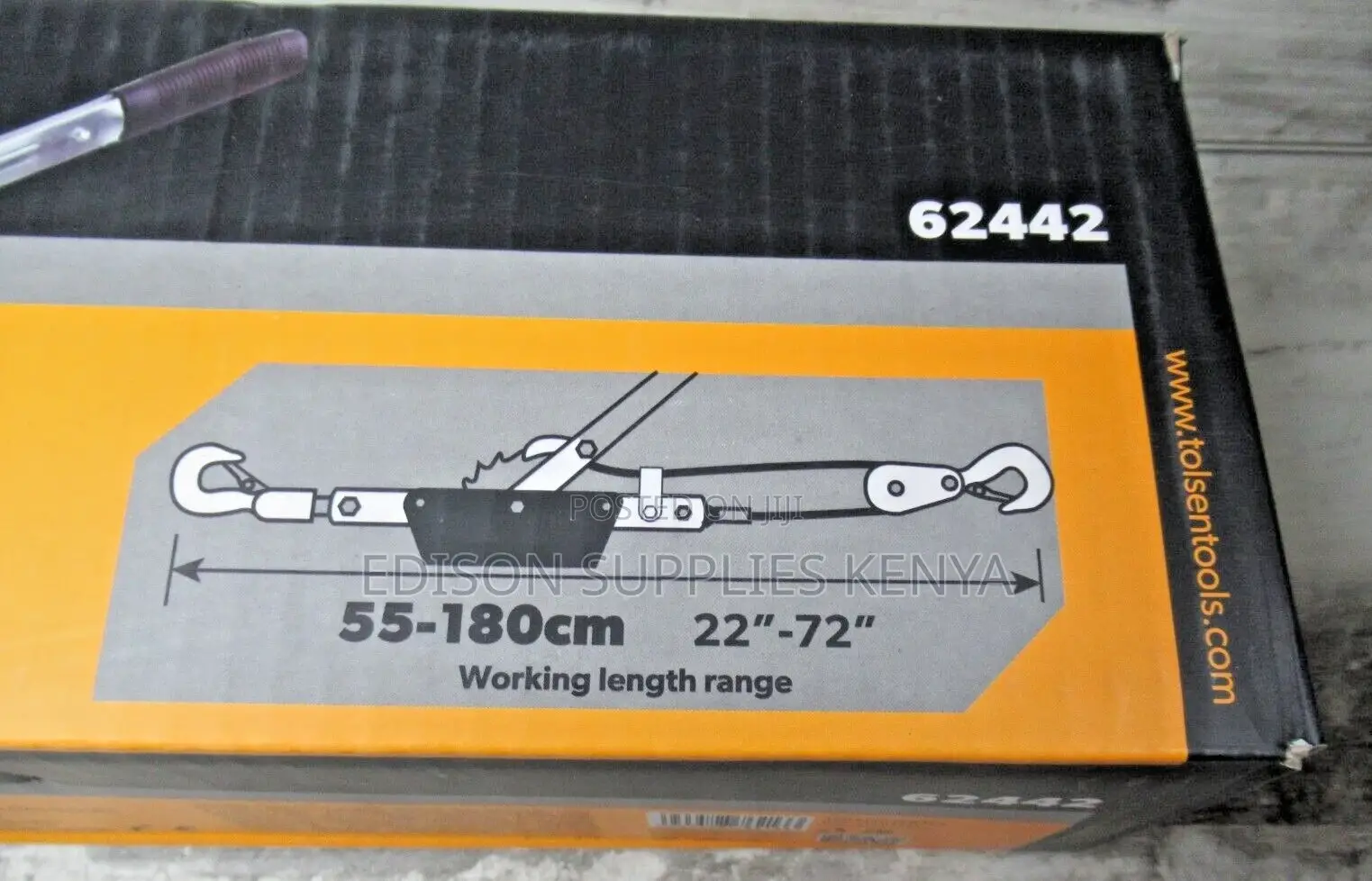 Tolsen Hand Cable Puller 2 Ton 62442 Winch Double Ratchets
