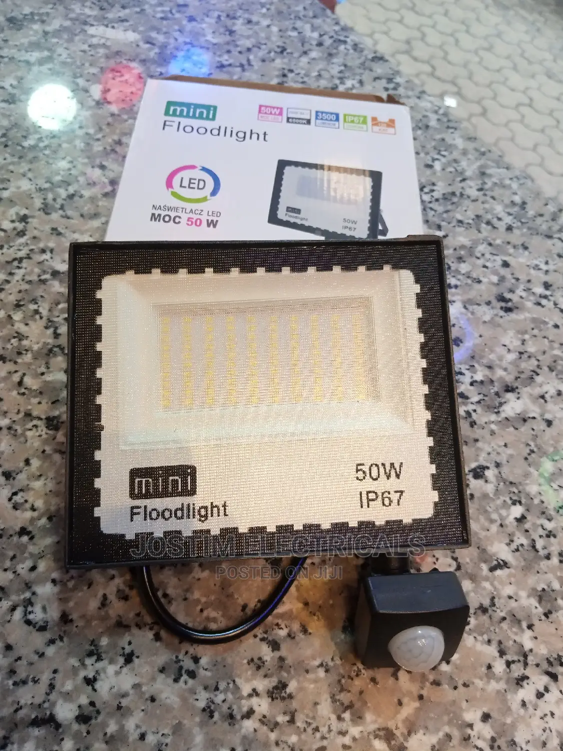 50w Mini Floodlight With Motion Sensor