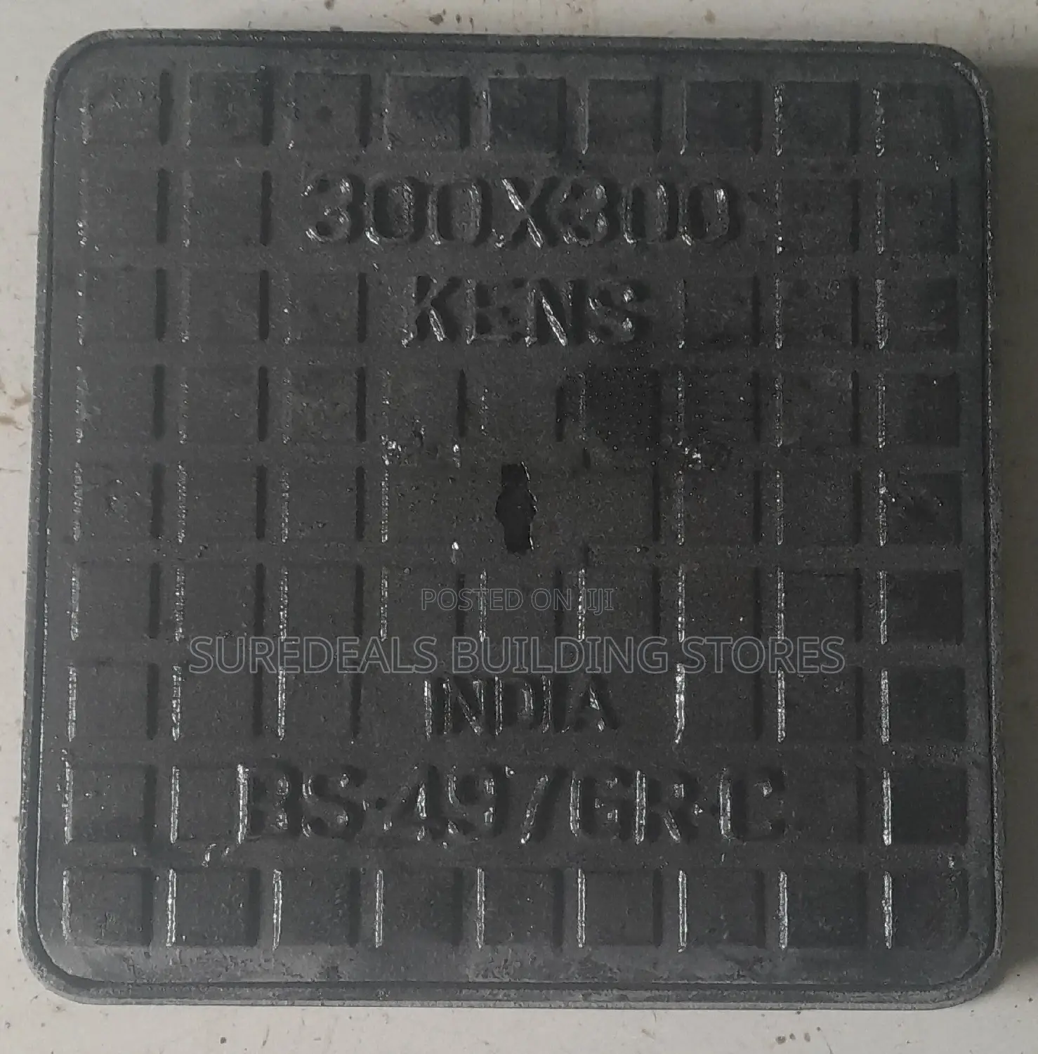 Cast Iron Inspection Chamber/Manhole Cover -300mm×300mm