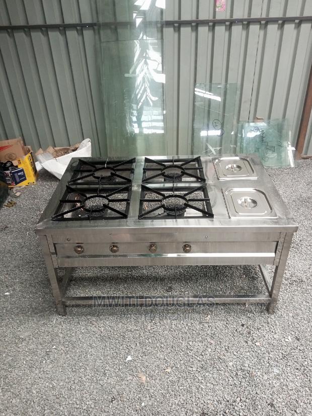 Four Burner and Two Dumper - main view
