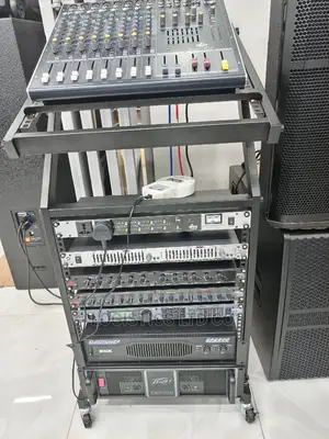 Public Address System Machines "Rack" With Amplifiers