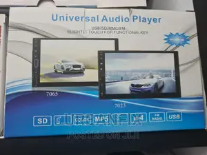 7 Inch Mp5 Double Din Car Radio With Bluetooth, Fm, Usb