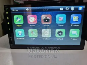 7 Inch Mp5 Double Din Car Radio With Bluetooth, Fm, Usb