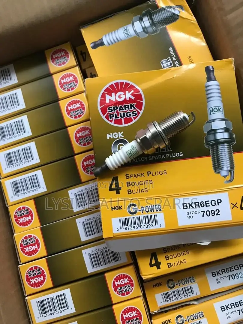 NGK Bkr6egp G-Power Spark Plugs Short Range