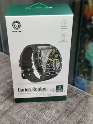Green Lion Carlos Santos Smart Watch(Black)