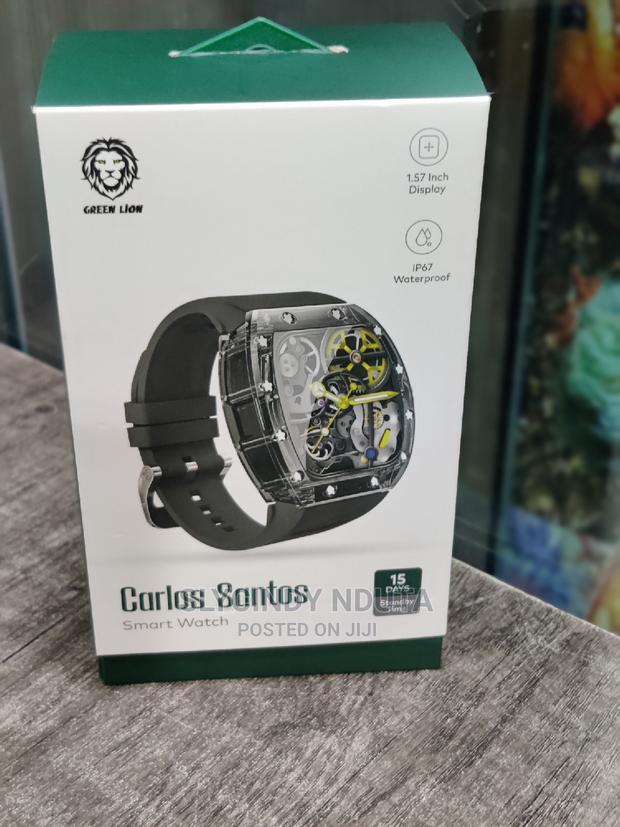 Green Lion Carlos Santos Smart Watch(Black)