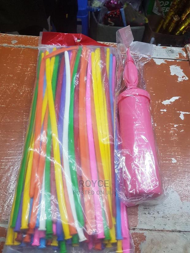 100pcs Modelling Ballons + Pump - thumbnail 3