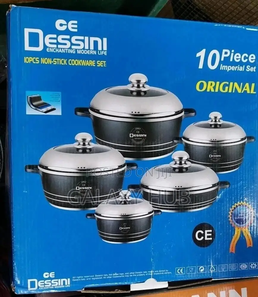 Dessini 10pc Black Set