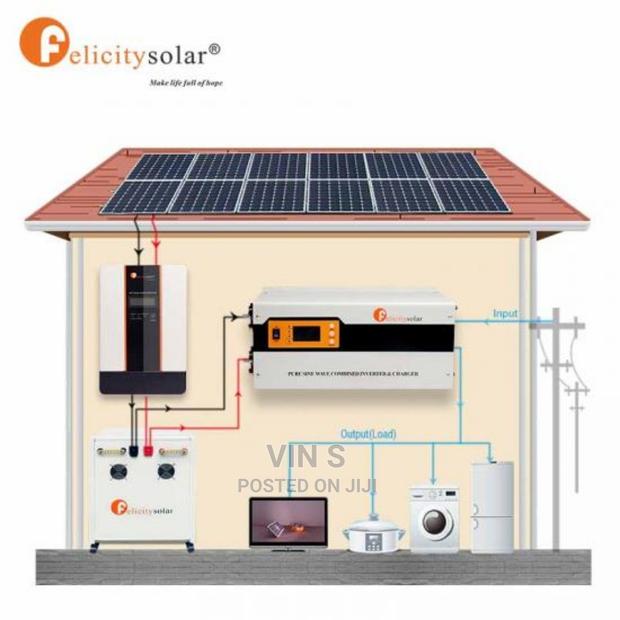 5kva Off Grid Solar System; 5kva Off Grid Solar System - main view