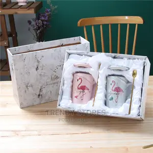 Ceramic Couple Gift Mug (His Hers) Plus Free Gift Box