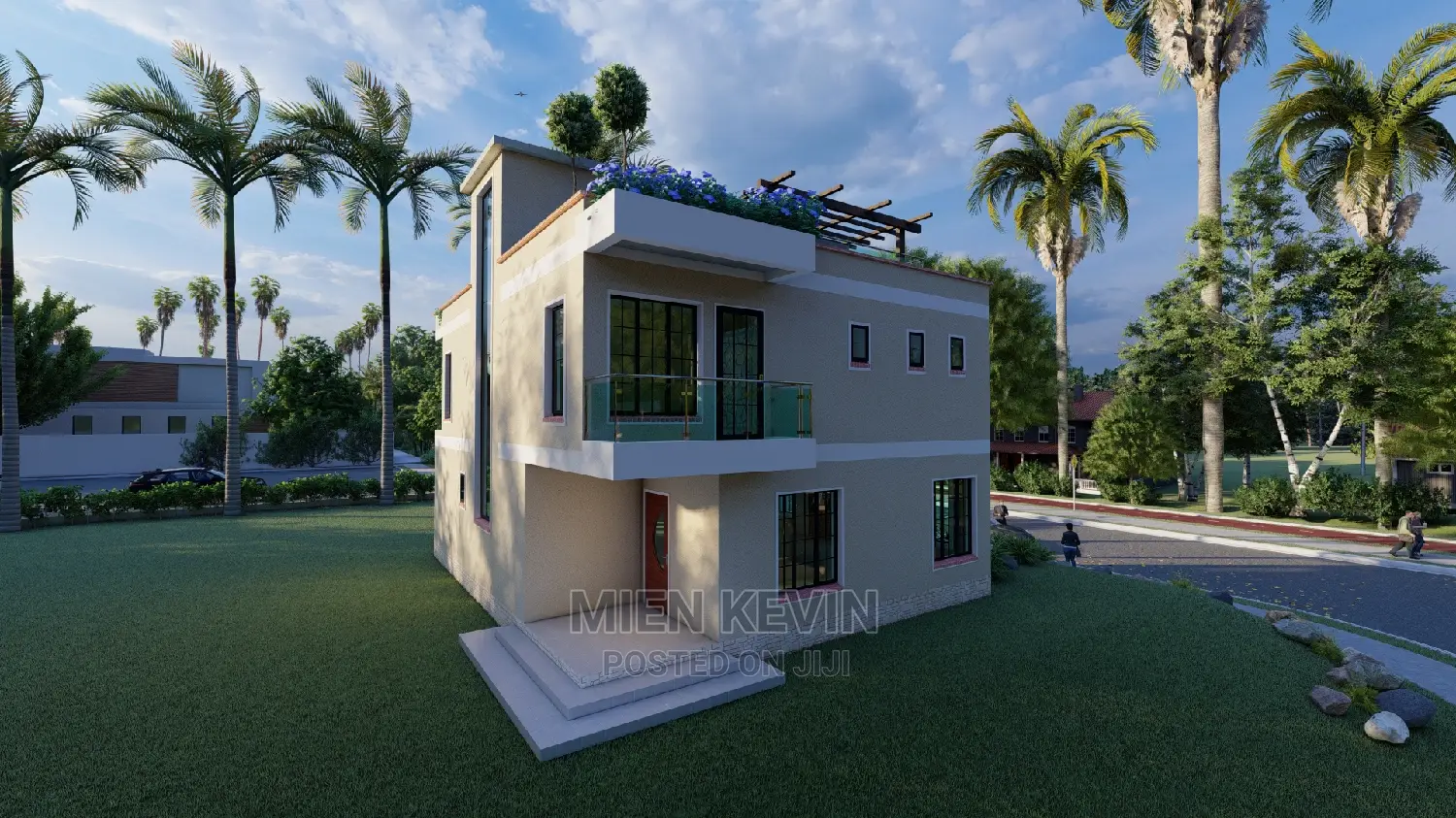 House Plans and Drawing Renders Exterior and Interior