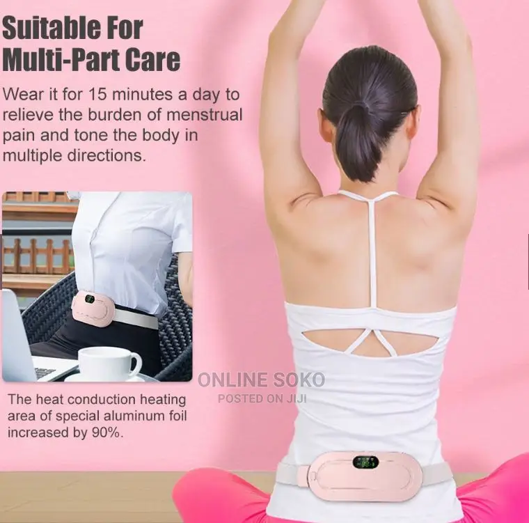 Portable Cordless Heating Pad Menstrual Cramps Pain Relief
