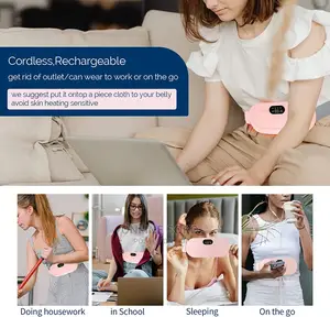 Portable Cordless Heating Pad Menstrual Cramps Pain Relief
