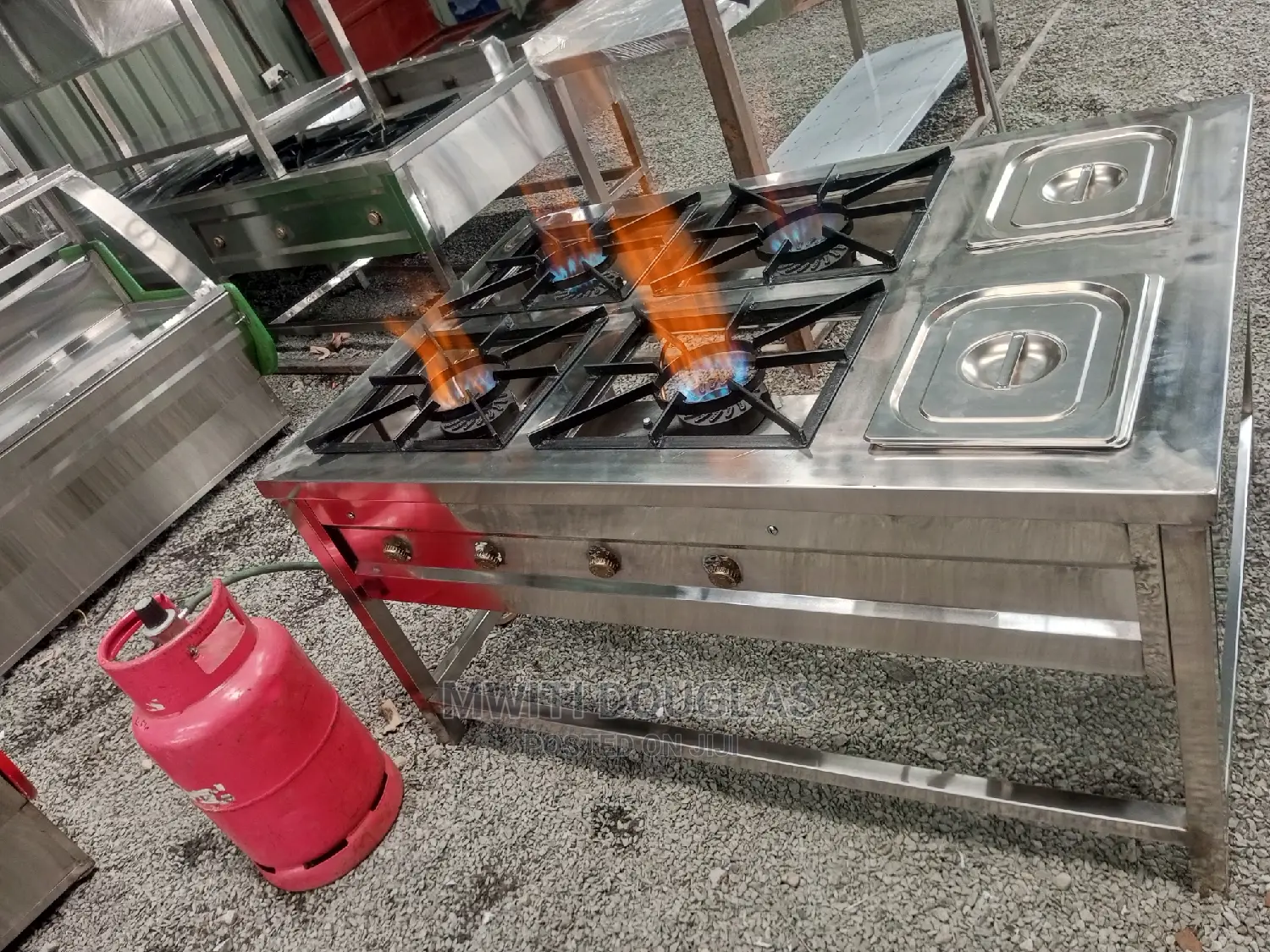 Four Burner Gas Cooker and Busin