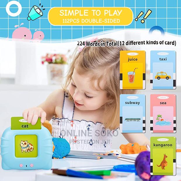 Kids Talking Audio Flashcards Reading Educational Toy - thumbnail 8
