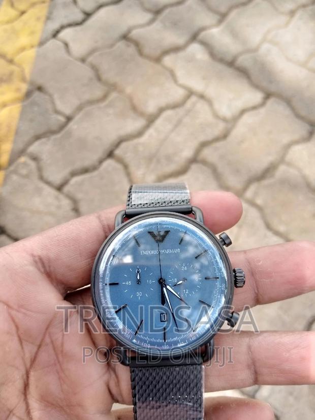 Emporio Armani Mesh Chronograph Watch