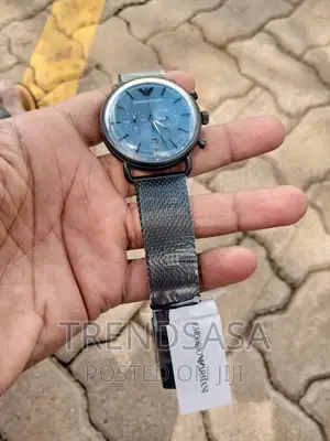 Emporio Armani Mesh Chronograph Watch
