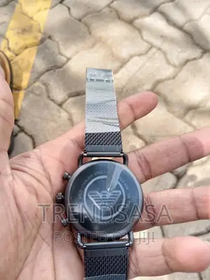 Emporio Armani Mesh Chronograph Watch