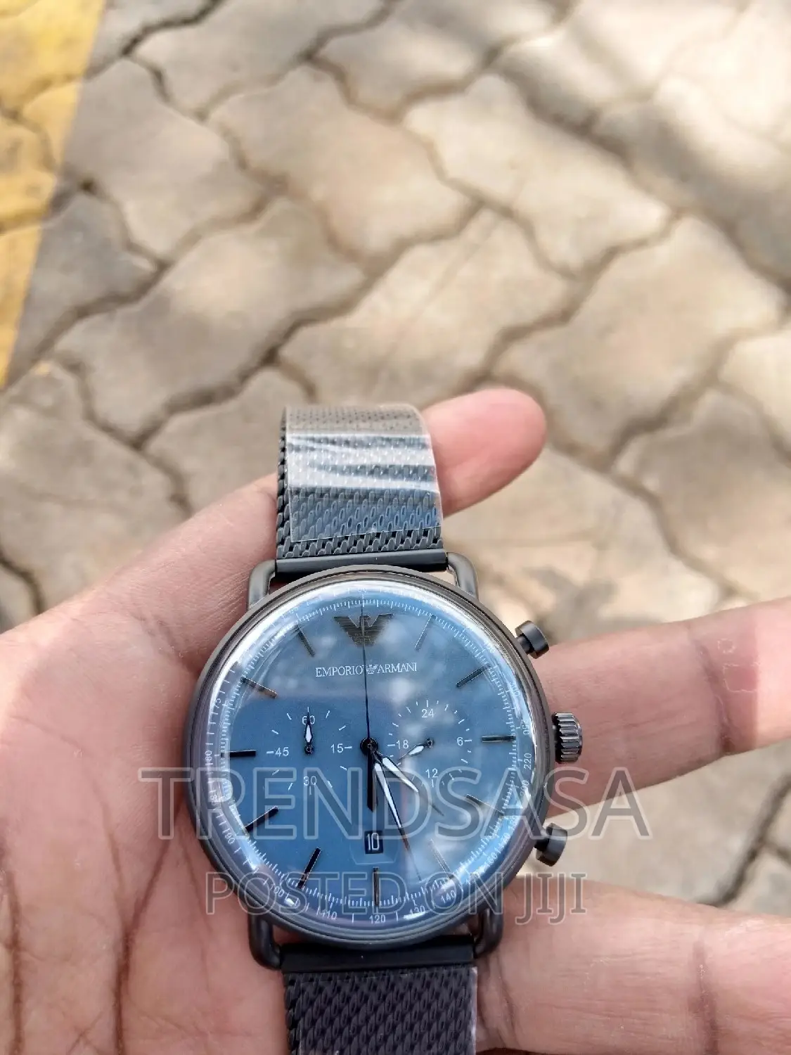 Emporio Armani Mesh Chronograph Watch