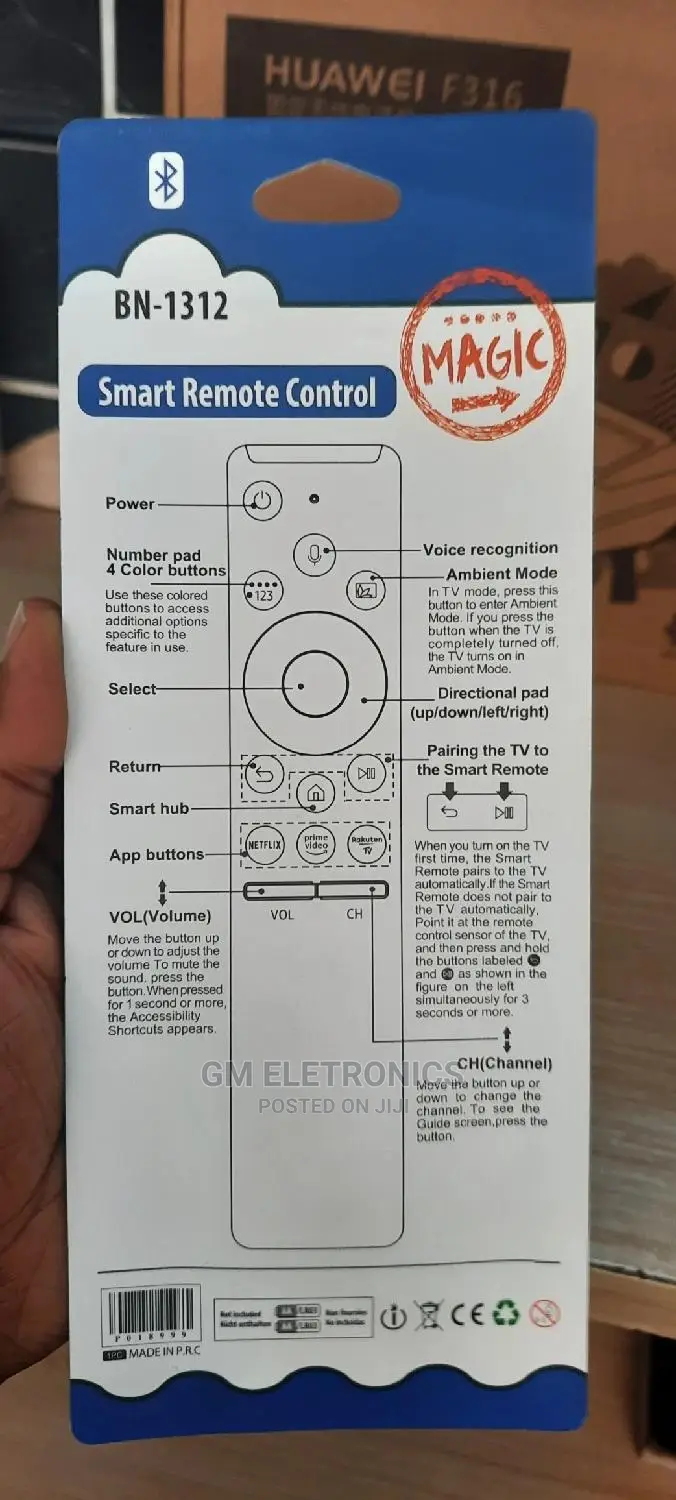 Samsung BN-1312 Magic Remote With Voice Button.