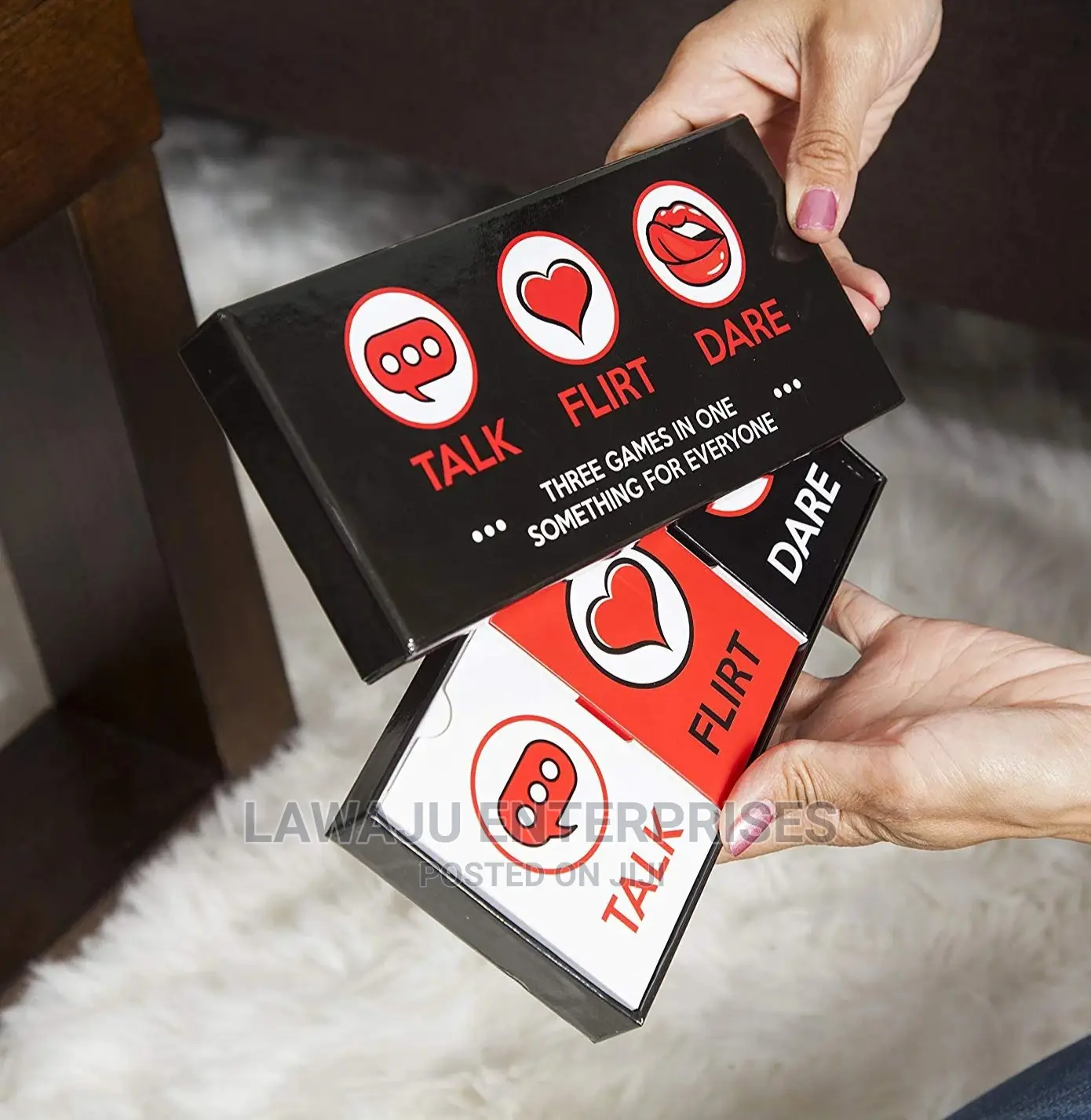 Talk Flirt Dare Card Game (Fun Game)
