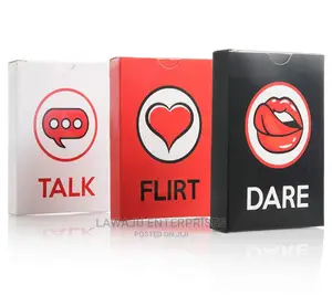 Talk Flirt Dare Card Game (Fun Game)