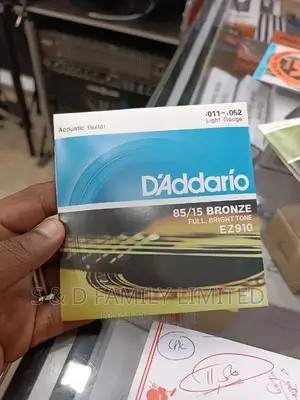 Daddario Acoustic Guitar Strings Light Gauge