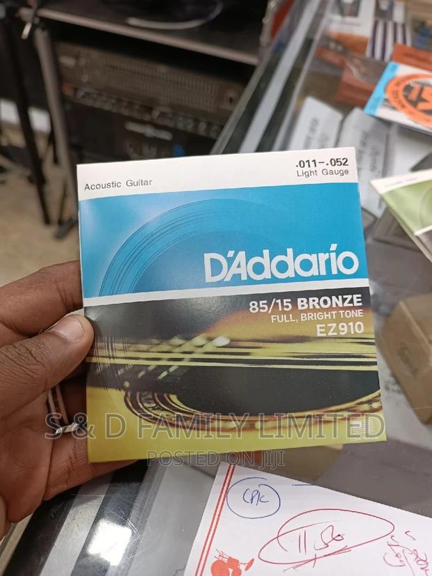 Daddario Acoustic Guitar Strings Light Gauge - main view