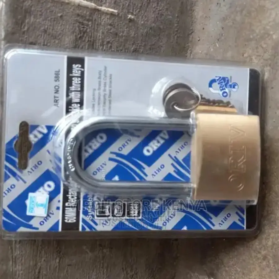 Oriv 586 Rectangular Padlocks 60mm- With Three Keys